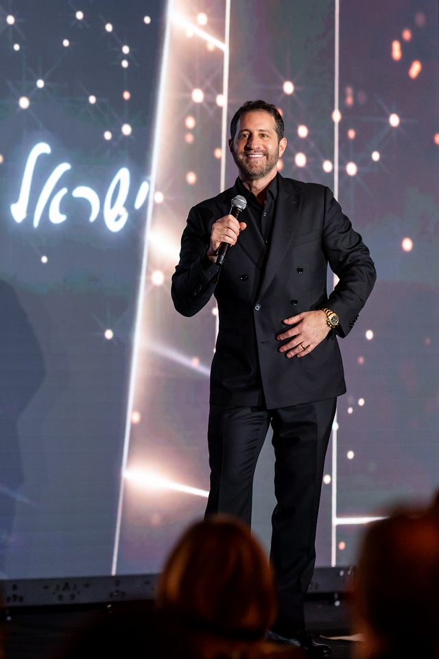 Keynote speaker presenting on stage